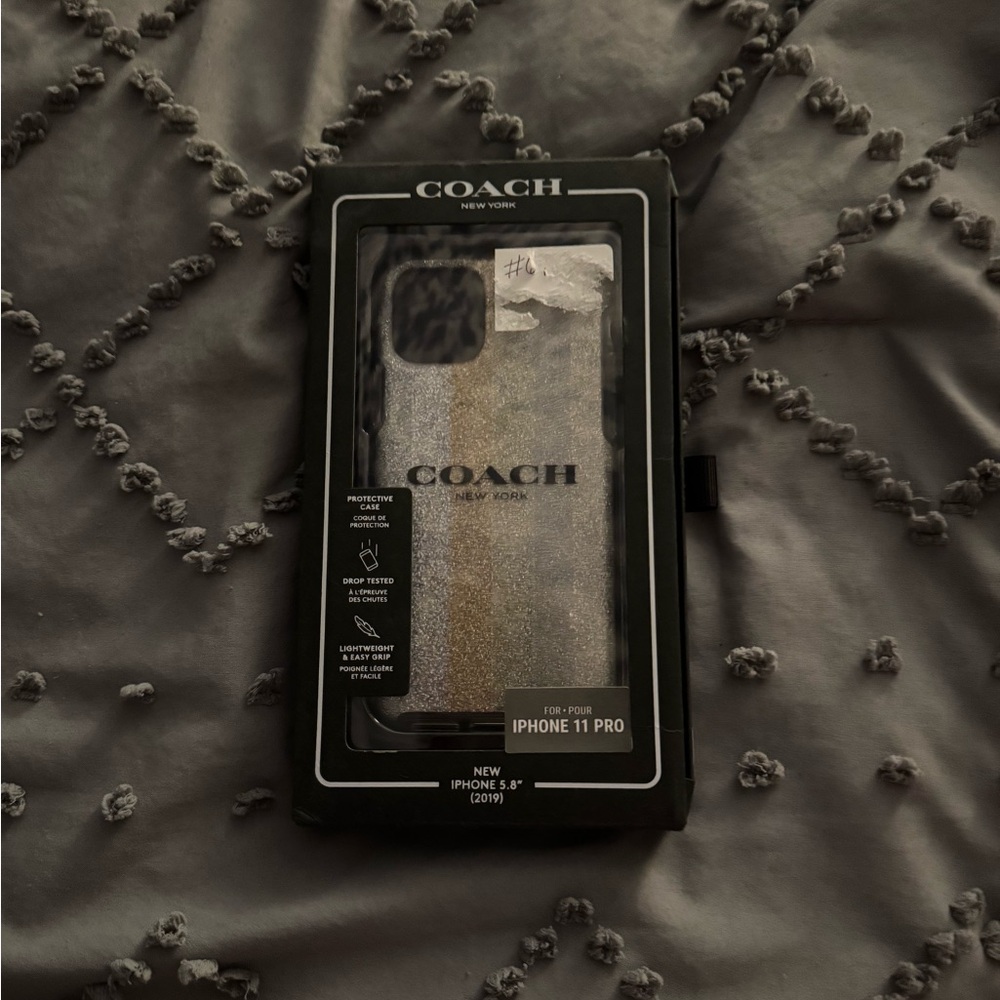 Coach Sparkle Case for iPhone 11 Pro - Silver and Gold